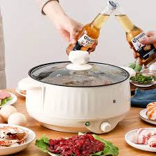 Prestige Electric Multicooker Multifunctional Rice Cooker Frying Pan Non-stick Cookware Multi Soup Hotpot for Kitchen Large Size 5.2 Litter